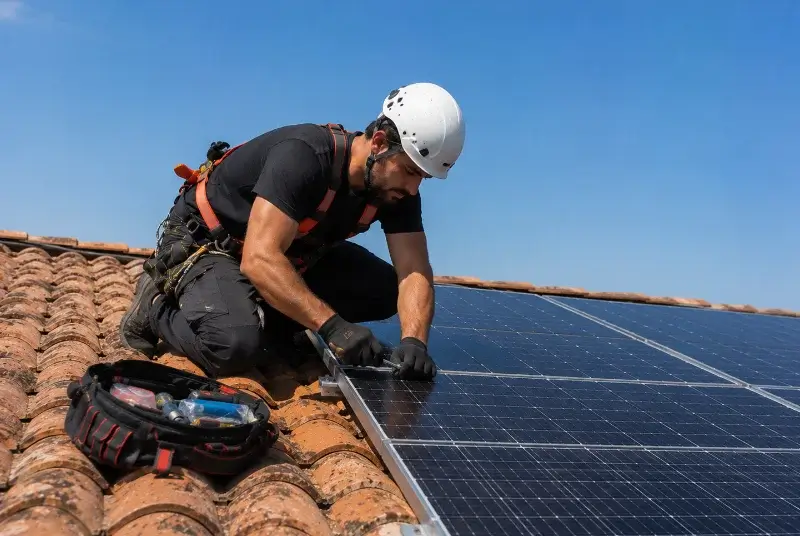 Maintenance et monitoring de panneaux solaires à Saint-Sigismond