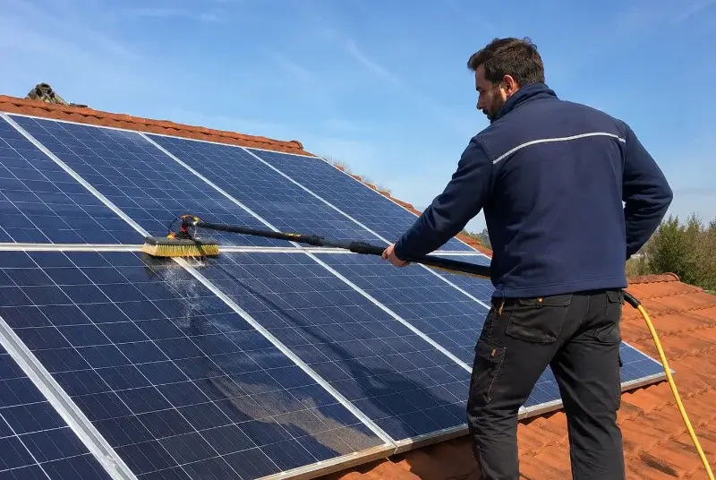 Nettoyage et entretien de panneaux solaires à Saint-Sigismond